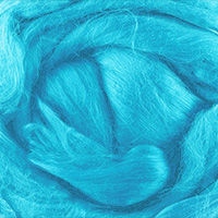 Волокно для валяния 100% вискоза Ярко-голубой