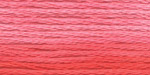 Мулине меланж Морковный-светло-розовый 100% хлопок 8 м