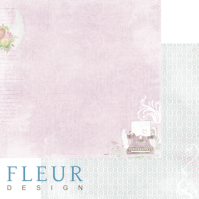 Дневники Франчески, коллекция Полет души, бумага для скрапбукинга 30х30см. Fleur Design