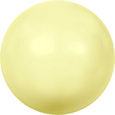 Бусины стеклянные Нежно-желтый 4 мм под жемчуг 