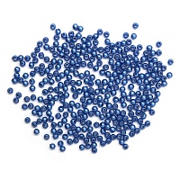 Бусины пластик Синий 3 мм 