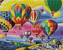 Алмазная мозаика Парад воздушный шаров