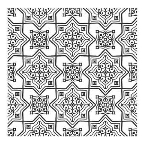 Мароканская плитка, текстурный лист 90х90х3мм. Craft&Clay