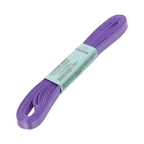 Атласная лента 6 мм длина 5.4 м Фиолетовый