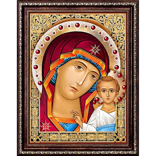 Алмазная мозаика Икона Казанская Богородица