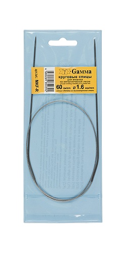Спицы GAMMA круговые сталь d 1,6 мм 60 см с металлической леской