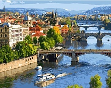 Картина по номерам Мосты Праги