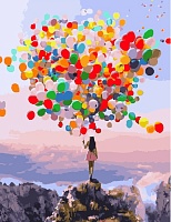 Картина по номерам Разноцветные шары