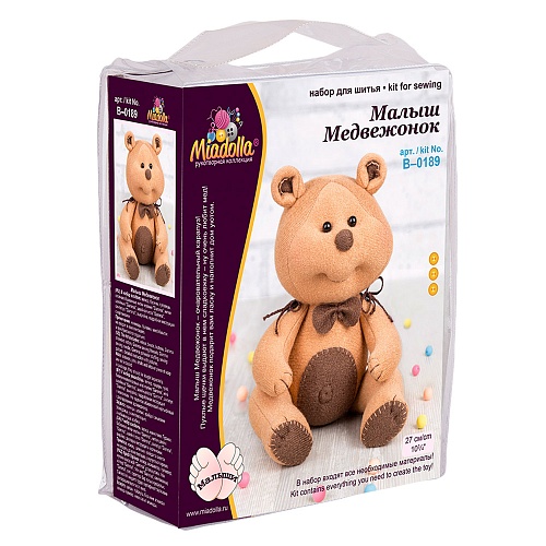 Набор для изготовления игрушки Малыш Медвежонок Miadolla