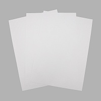 Бумага с рельефным рисунком Белый Завитки А 4 3 шт Лоза