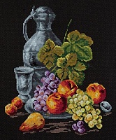 Набор для вышивания крестиком Натюрморт с кувшином 25 х 29 см 29 цветов