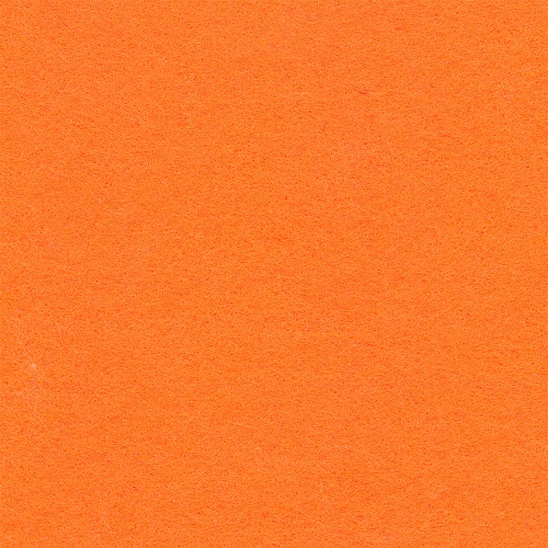 Фетр декоративный 100% полиэcтер толщина 1 мм 30 х 45 см Оранжевый/люминесцентный