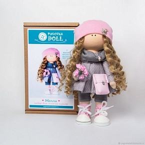 Набор для шитья куклы Pugovka Doll Молли