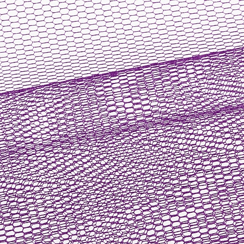 Фатин жесткий Фиолетовый 50 х 50 см 100% полиэстер