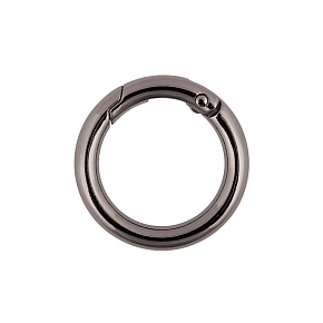 Карабин-кольцо Черный никель металл d 25 мм