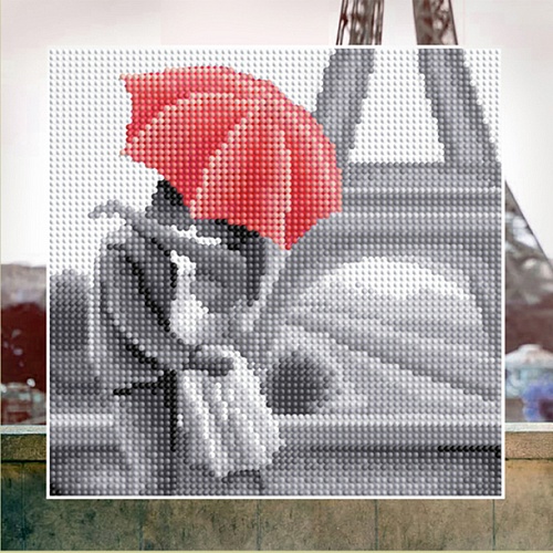 Алмазная мозаика Молодожены в Париже