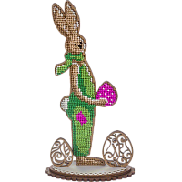 Набор для вышивания бисером по дереву Пасхальный кролик