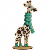 Набор для вышивания бисером по дереву Жираф