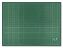 Мат для резки формат А2/серо-зеленый 45 х 60 см Gamma