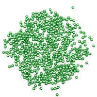 Бусины пластик Зеленый 5 мм 
