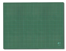 Мат для резки формат А1/серо-зеленый 90 х 60 см Gamma