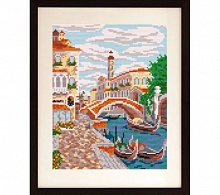 Ткань с рисунком для вышивания бисером Венеция 