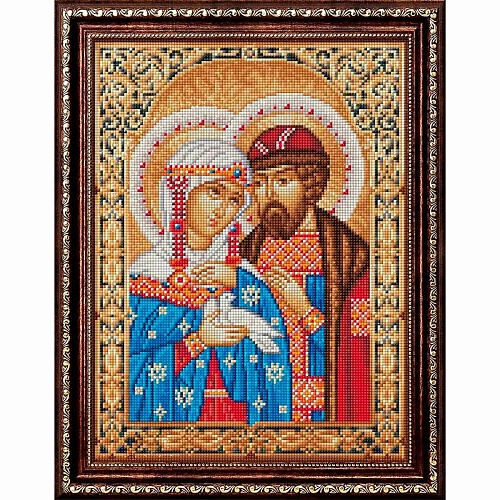 Алмазная мозаика Икона Петр и Феврония