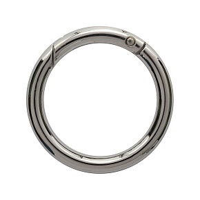 Карабин-кольцо Никель металл d 38 мм