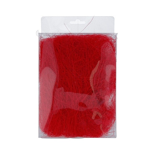 Сизалевое волокно Красный 20 гр