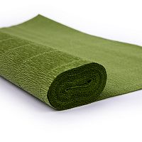 Гофрированная бумага Оливково-зеленый 2,5 х 0,5 м Blumentag