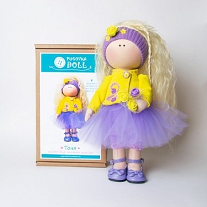 Набор для шитья куклы Pugovka Doll Тоня