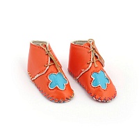 Ботинки для кукол Оранжевый длина стопы 7 х 3 см 