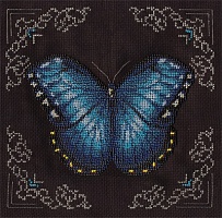 Набор для вышивания бисером Голубая бабочка 