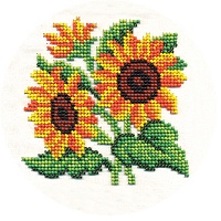 Набор для вышивания бисером Цветы солнца 
