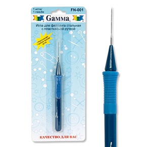 Игла для валяния (фелтинга) с пластиковой ручкой №36 Gamma