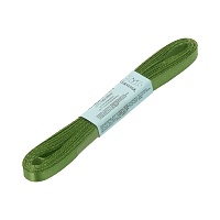 Атласная лента 6 мм длина 5.4 м Серо-зеленый