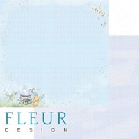 Сладкий сон, коллекция Мальчики, бумага для скрапбукинга 30x30 см. Fleur Design