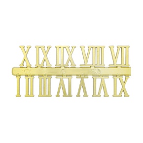 Цифры римские для часов Золотой 2,3 см