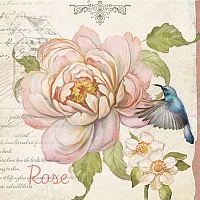 Бумага рисовая для декупажа Роза в саду 32 х 45 см Love2Art