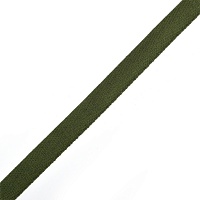 Тесьма киперная Темно-зеленый 13 мм хлопок