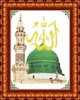 Ткань с рисунком для вышивания бисером Аль-Масджид аль-Набави 