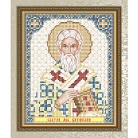 Ткань с рисунком для вышивания бисером Лев Катанский 