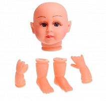 Набор для изготовления куклы ( голова, 2 руки, 2 ноги) размер средний