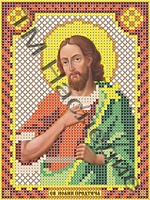 Ткань с рисунком для вышивания бисером Иоанн Креститель 