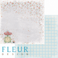 Урожай, коллекция Вишневый десерт, бумага для скрапбукинга 30х30см. Fleur Design