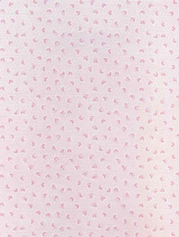 Дизайнерская канва №14 Розовый сердечки 21 х 30 см