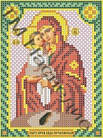 Ткань с рисунком для вышивания бисером Почаевская 
