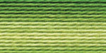 Мулине меланж Темно-зеленый-ярко-желтый 100% хлопок 8 м