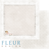 Моя девочка, коллекция Наш малыш Девочка, бумага для скрапбукинга 30х30см. Fleur Design