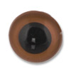 Глаза кристальные с шайбами Светло-коричневый d 4,5 мм 1 пара
